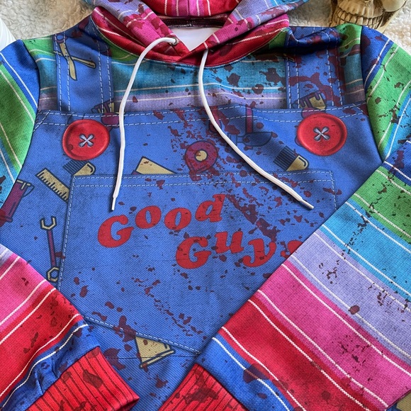 Custom good guy (Chucky) hoodie in S - Picture 2 of 6